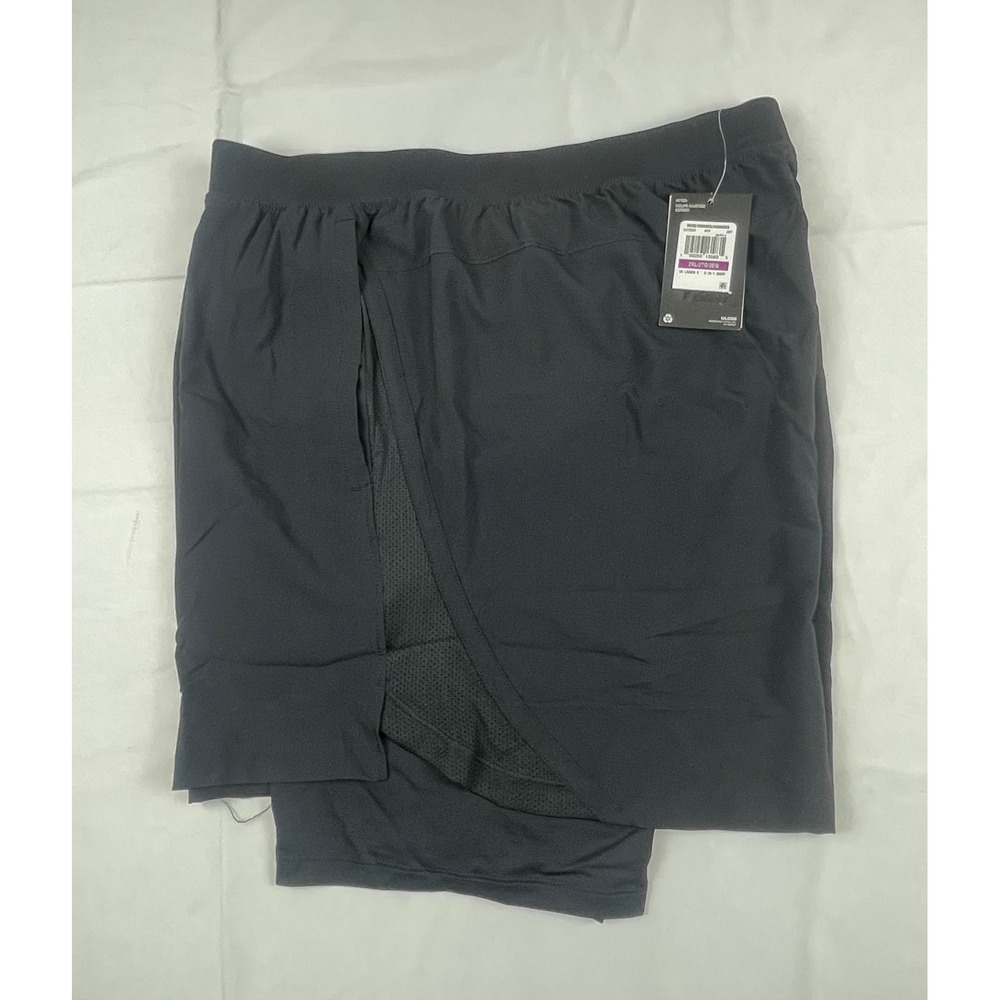 Under Armour Mens Launch 5 inch 2-in-1 Running Shorts Black 2XL 1373201-001